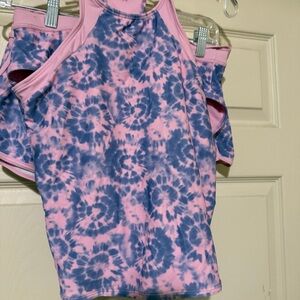 Athleta Girl FREE SPIRIT Tankini Top, Bikini bottom, Cannonball 2.0 Short—XXL 16